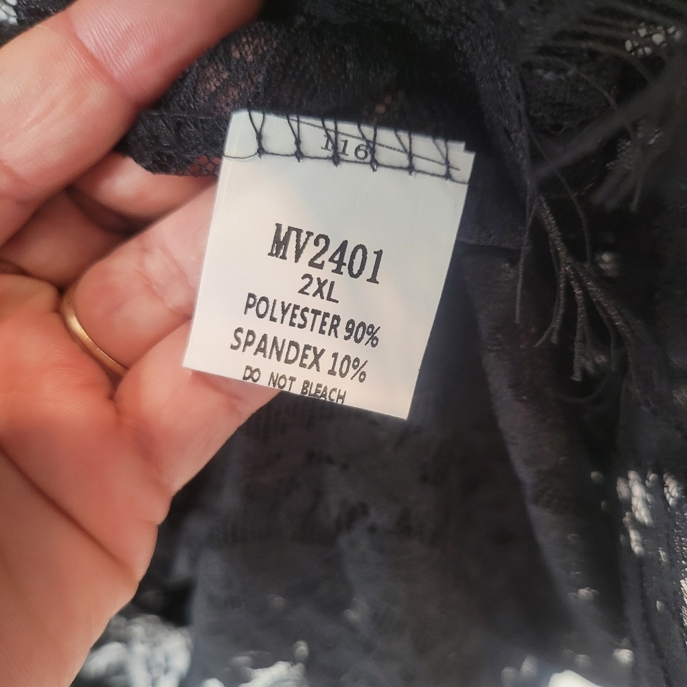 Elegant Black Lace Women's Cardigan - Picture 5 of 5